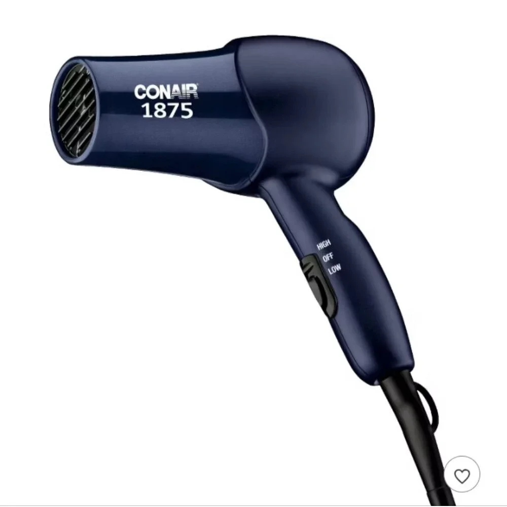 New Conair 1875 Mid-Size Hair Dryer Blue